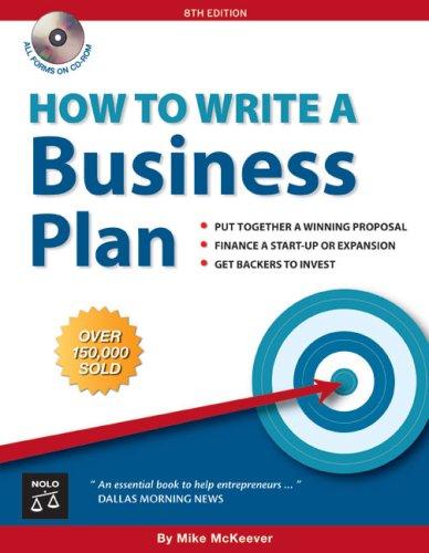 Cover for How to Write a Business Plan