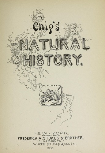 Cover for Chip's un-natural history.