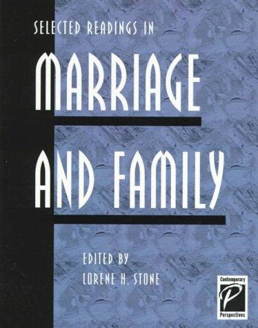 Cover for Contemporary Perspectives - Selected Readings in Marriage and Family