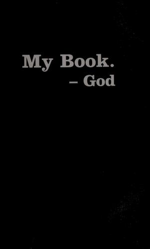 Cover for My book