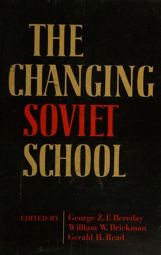 Cover for The changing Soviet school