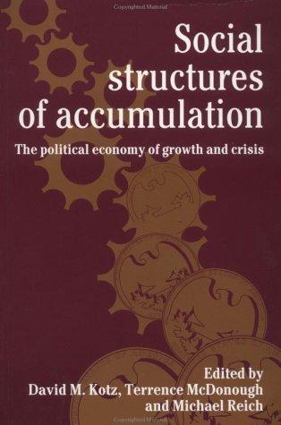 Cover for Social structures of accumulation