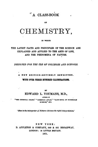 Cover for A Class-book of Chemistry