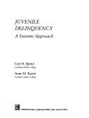 Cover for Juvenile delinquency