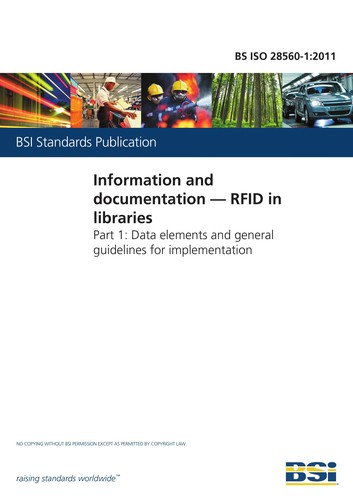 Cover for Information and documentation