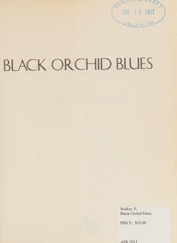 Cover for Black orchid blues