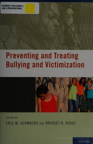 Cover for Preventing and treating bullying and victimization