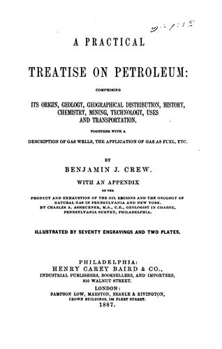 Cover for A practical treatise on petroleum