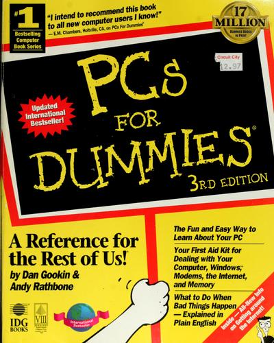 Cover for PCs for Dummies, Third Edition