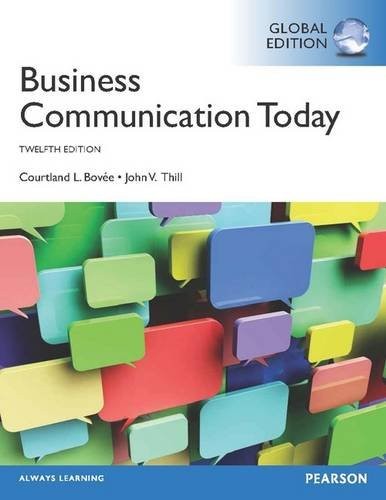 Cover for Business Communication Today