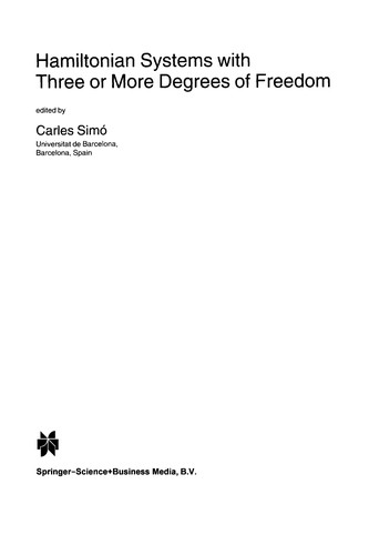 Cover for Hamiltonian Systems with Three or More Degrees of Freedom