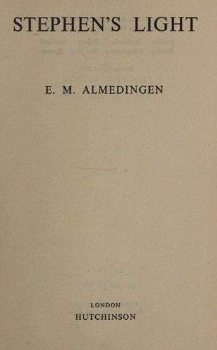 Cover for Stephen's Light