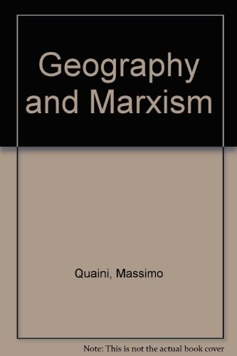 Cover for Geography and Marxism