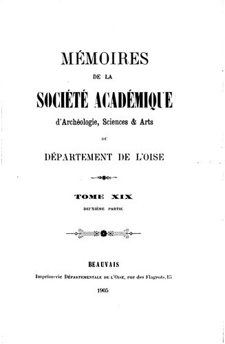 Cover for Mémoires