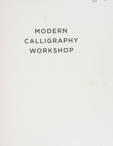Cover for Modern calligraphy workshop