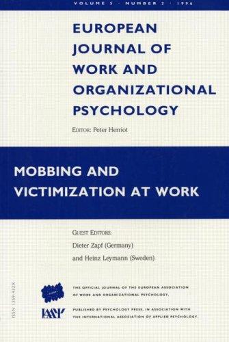 Cover for Mobbing And Victimization At Work