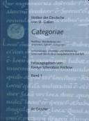 Cover for Categoriae