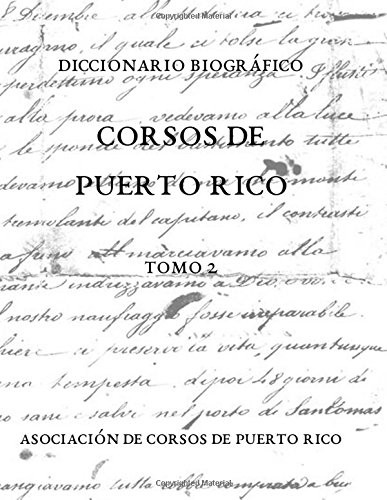 Cover for Diccionario biográfico Corsos de Puerto Rico