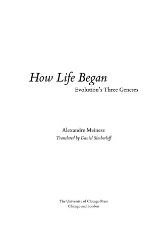 Cover for How Life Began