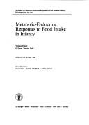 Cover for Metabolic-endocrine responses to food intake in infancy