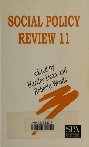 Cover for Social policy review.