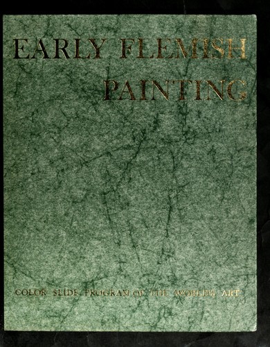 Cover for Early Flemish painting.