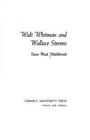 Cover for Walt Whitman and Wallace Stevens.