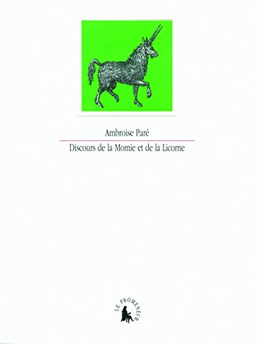 Cover for Discours de la momie et de la licorne