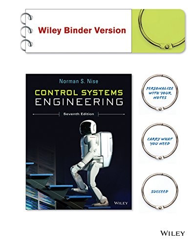 Cover for Control Systems Engineering, Binder Ready Version