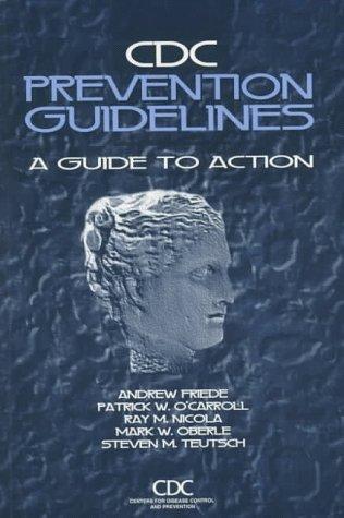 Cover for Cdc Prevention Guidelines