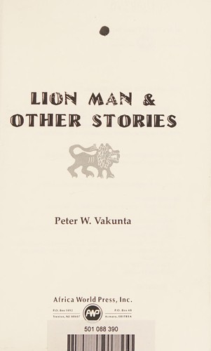 Cover for Lion man & other stories