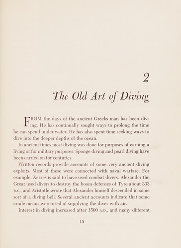 Cover for Skin divers in action