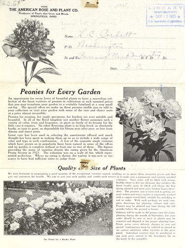 Cover for Peonies for every garden