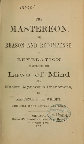 Cover for The mastereon