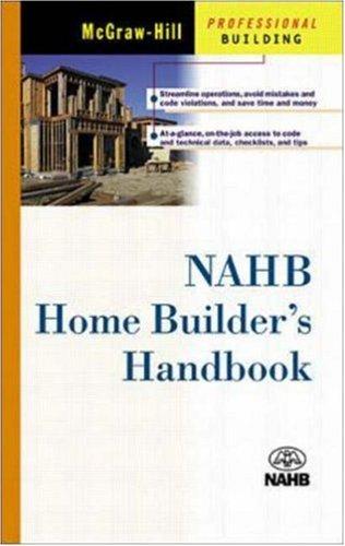 Cover for NAHB's Home Builder's Handbook