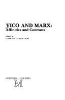 Cover for Vico and Marx, affinities and contrasts