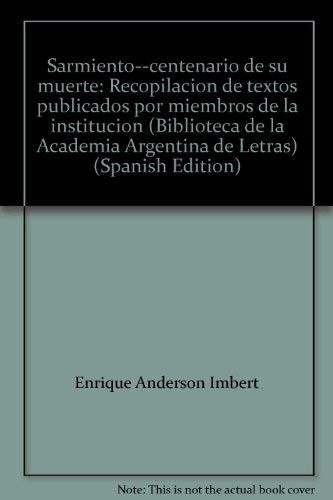 Cover for Sarmiento--centenario de su muerte