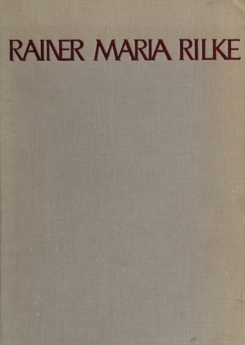 Cover for Rainer Maria Rilke