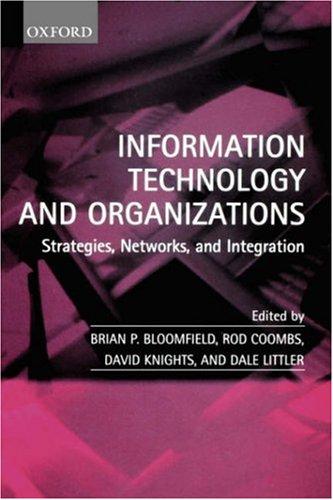 Cover for Information Technology and Organizations