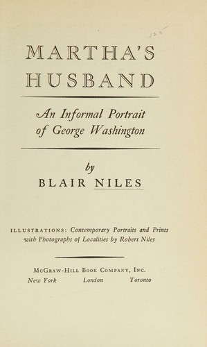 Cover for Martha's husband