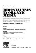 Cover for Biocatalysis in organic media