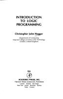 Cover for Introduction to logic programming