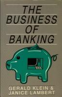 Cover for Business of Banking