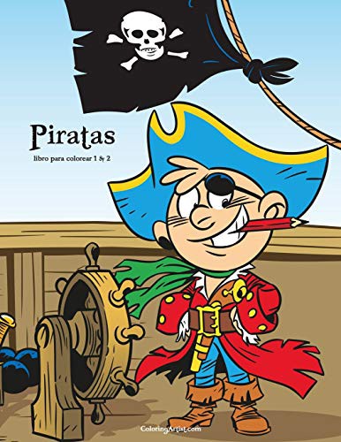 Cover for Piratas libro para colorear 1 & 2