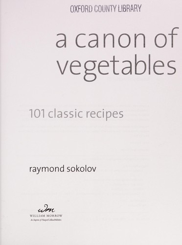 Cover for 101 classic vegetable recipes