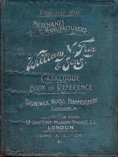 Cover for Catalogue and Book of Reference.