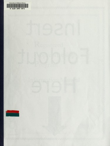 Cover for Registered Apprenticeship Program