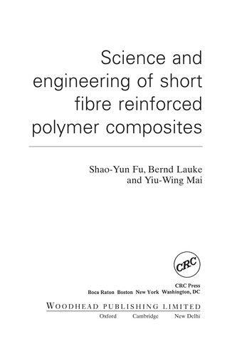 Cover for Science and engineering of short fibre reinforced polymers composites