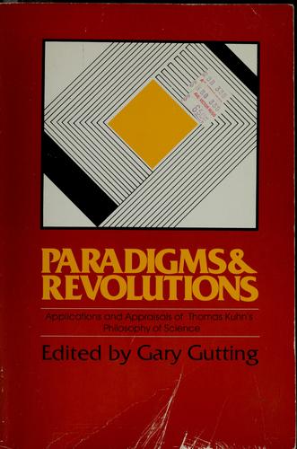 Cover for Paradigms and revolutions