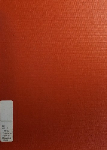 Cover for Experimental Microbiology